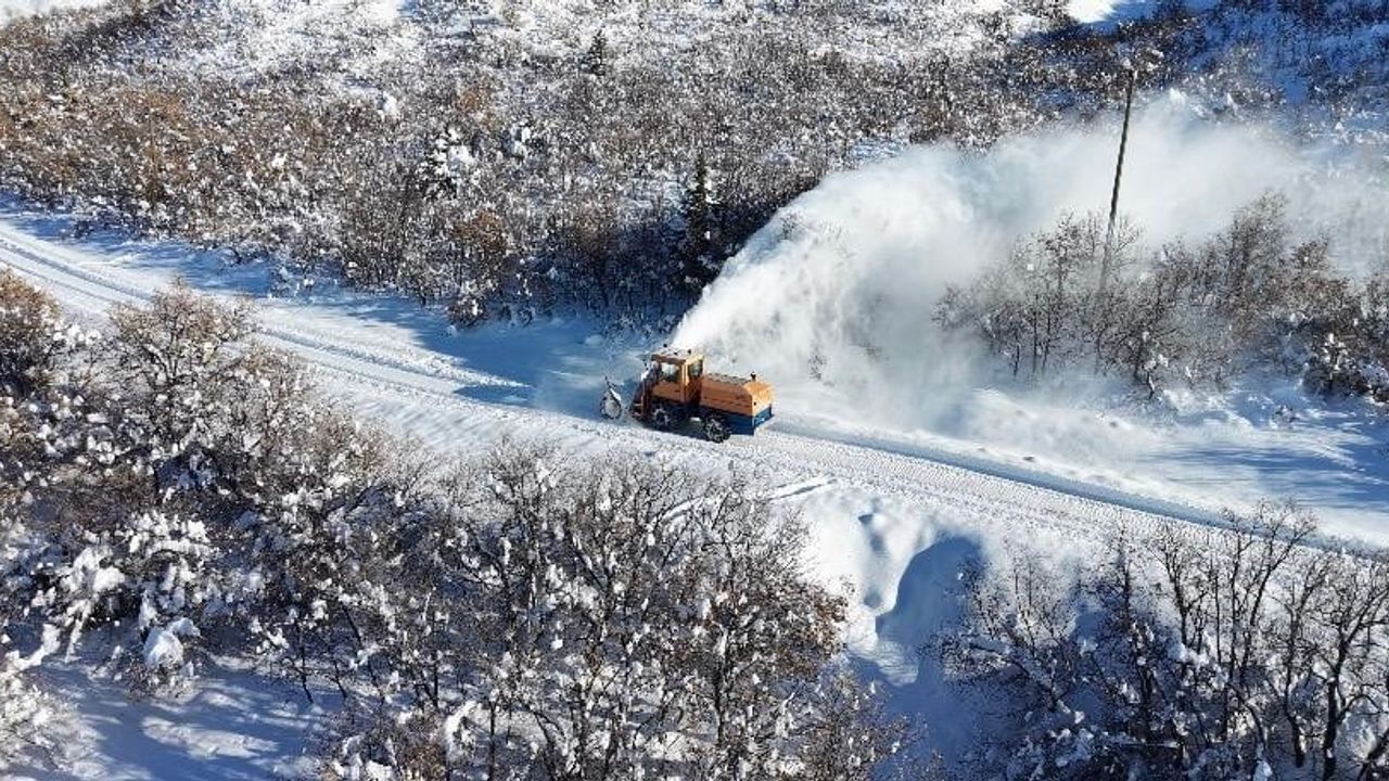 Tunceli'de 125 Köy Yolu Kar Nedeniyle Ulaşıma Kapandı