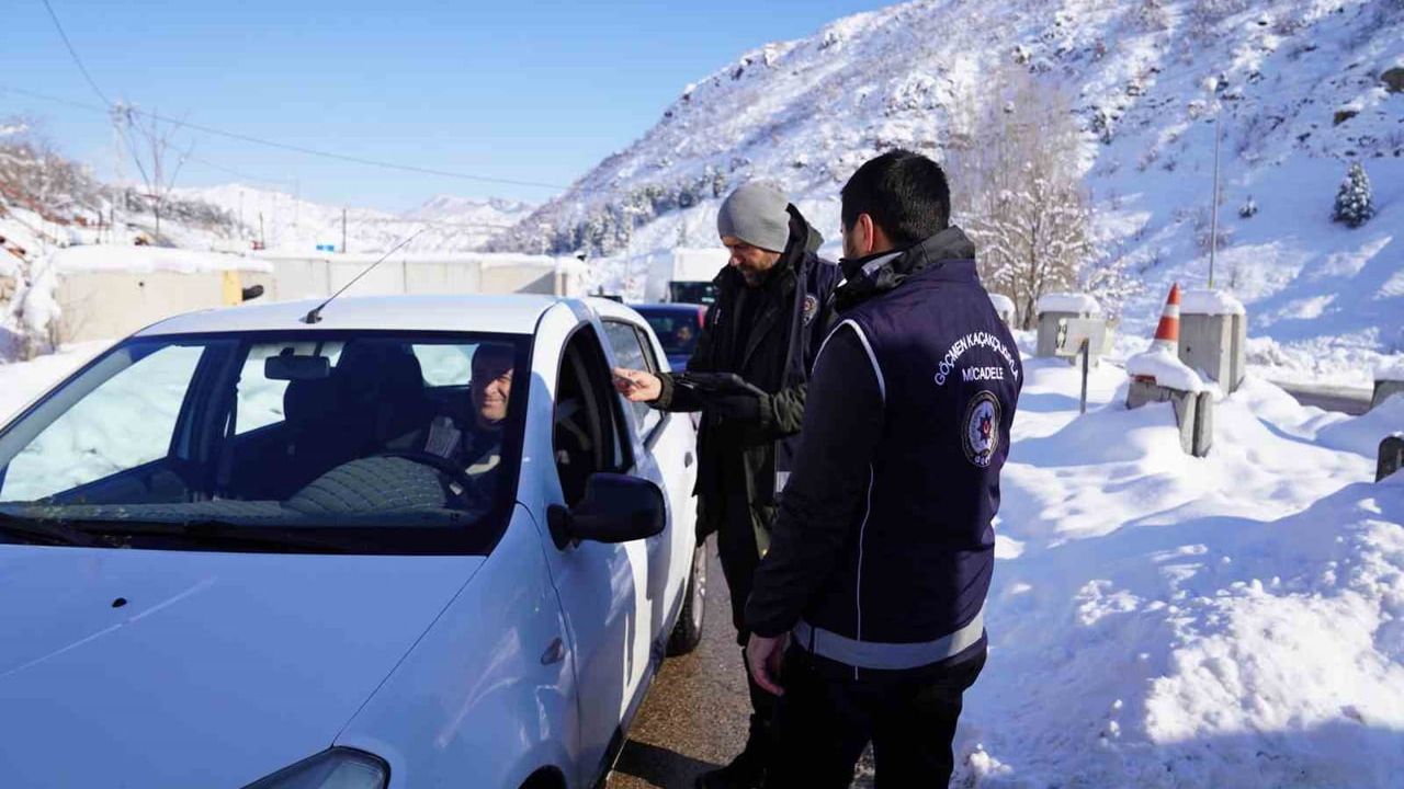Tunceli'de 'Düzensiz Göç ile Mücadele' Huzur Uygulaması: 66 Araç, 273 Kişi Denetlendi