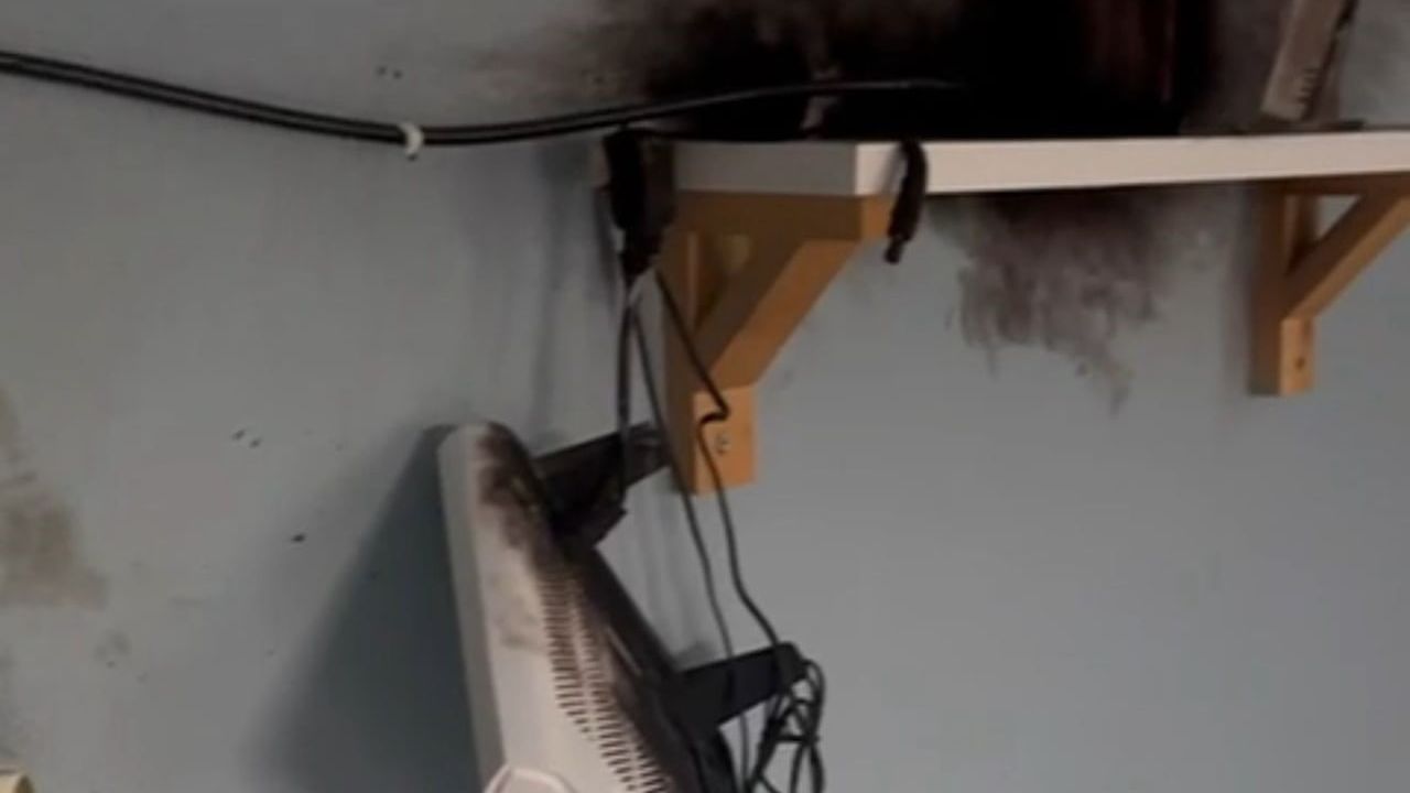 Turgutlu'da Eve Yıldırım Düştü — İstasyonaltı Mahallesi'nde Hasar