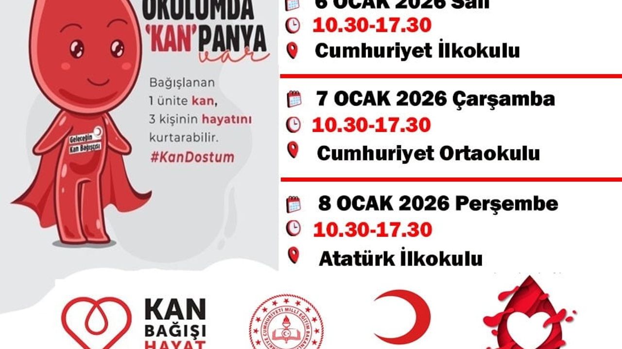 Türkeli'de Okullarda Kan Bağışı Kampanyası Başlıyor