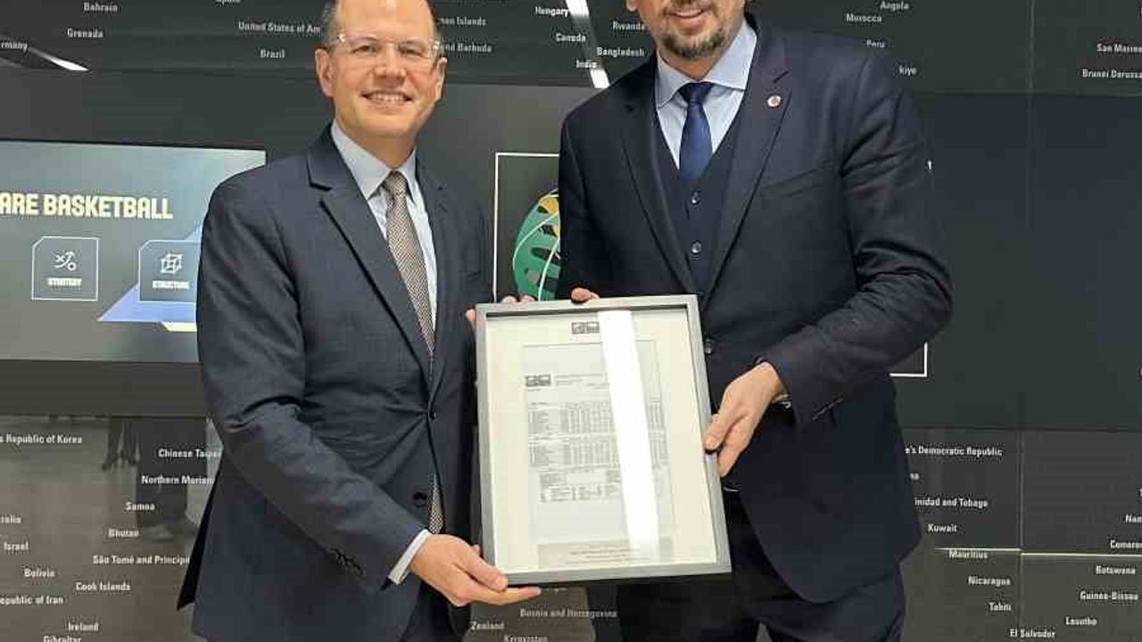 Türkoğlu'dan Zagklis'e Ziyaret: TBF-FIBA İşbirliğinde Yeni Adımlar