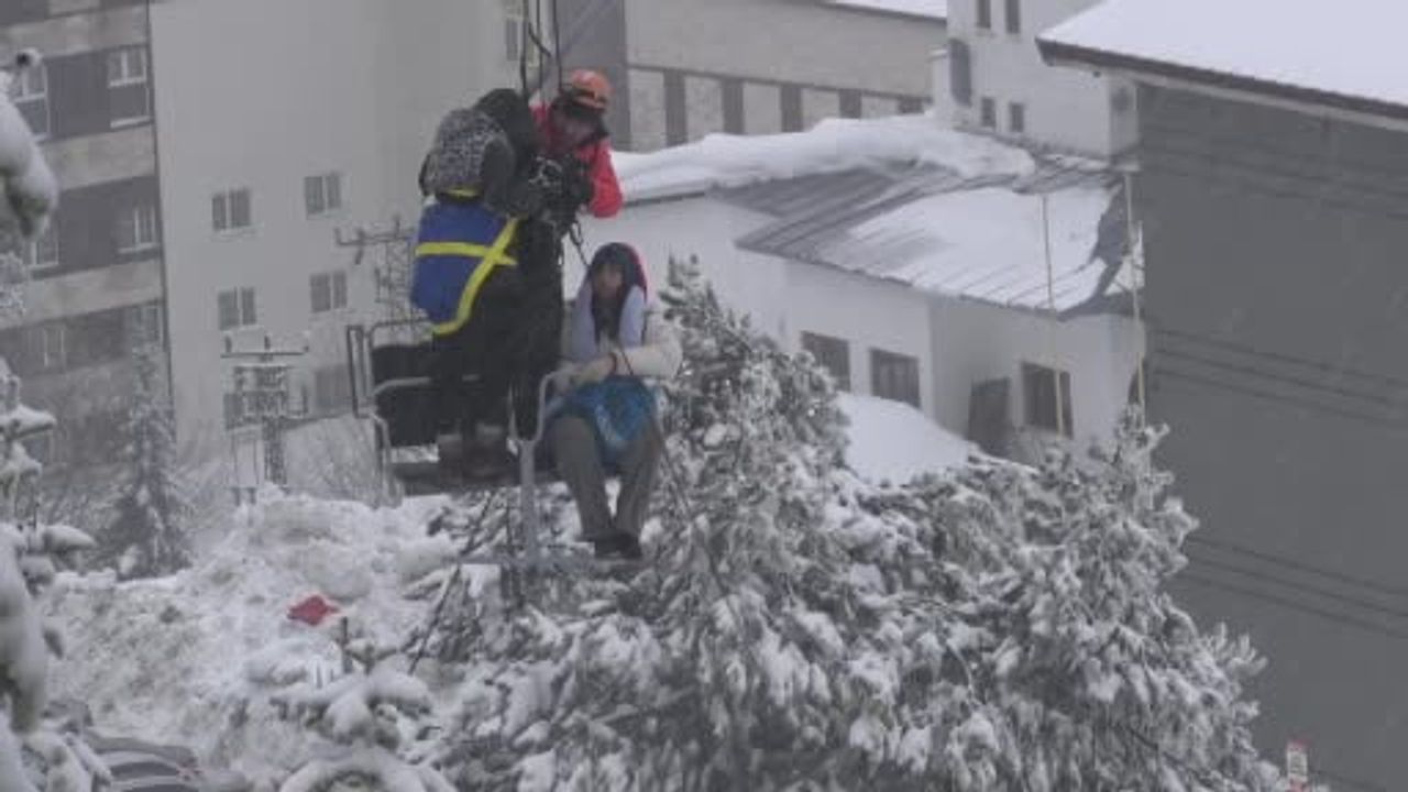 Uludağ'da Telesiyej Arızası: Yaklaşık 60 Kişi Mahsur, 52 Kurtarıldı