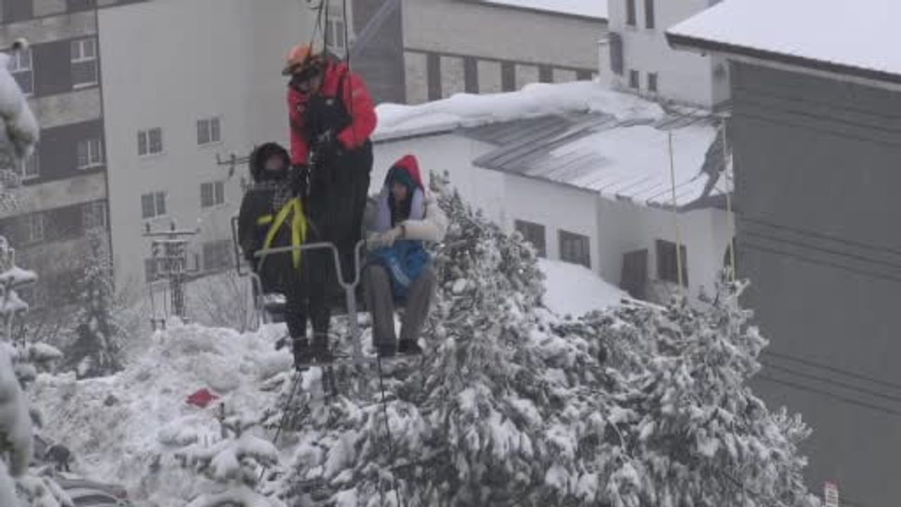 Uludağ Fahri Otel Telesiyejinde 60 Kişi Mahsur Kaldı — JAK, AFAD ve İtfaiye Müdahale Etti