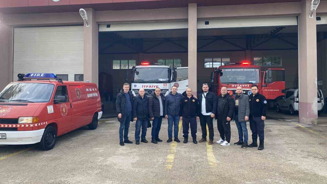 Üsküp'ten Mudanya'ya Gönüllü İtfaiyeciler — Bayram İtfaiyesi Timleri Ziyareti