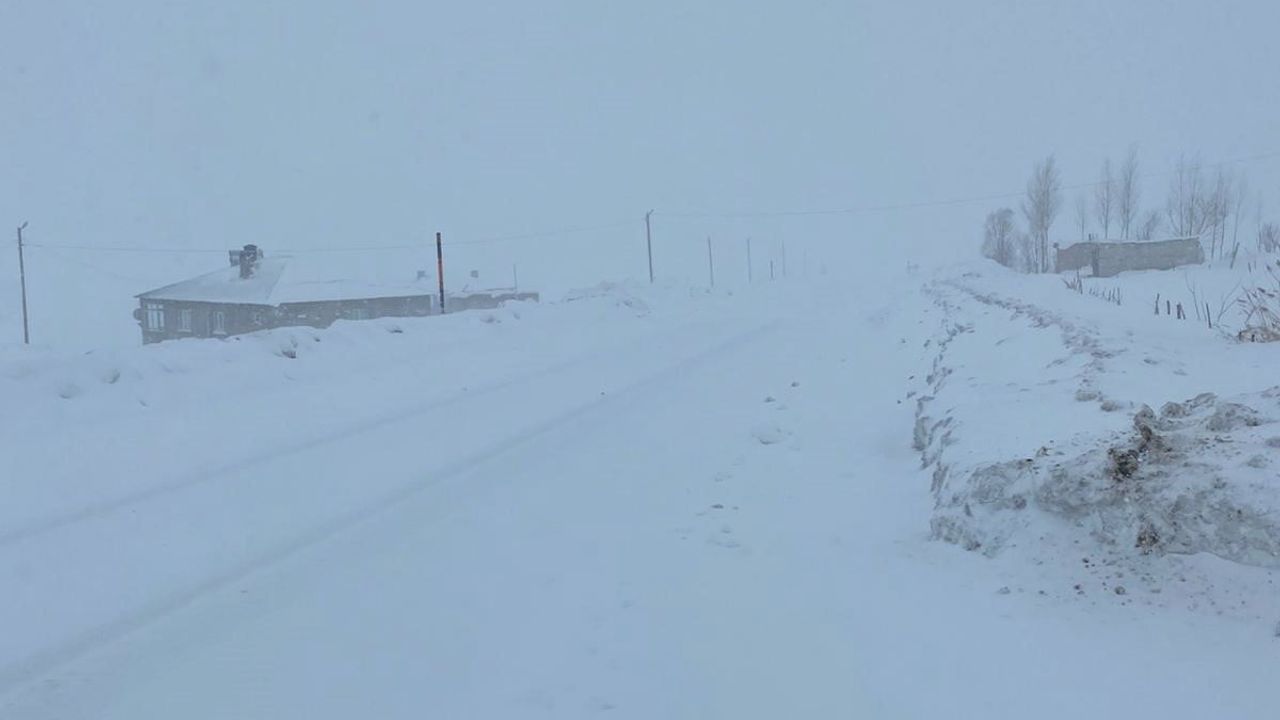 Van-Çatak kara yolu çığ riski nedeniyle yeniden kapatıldı