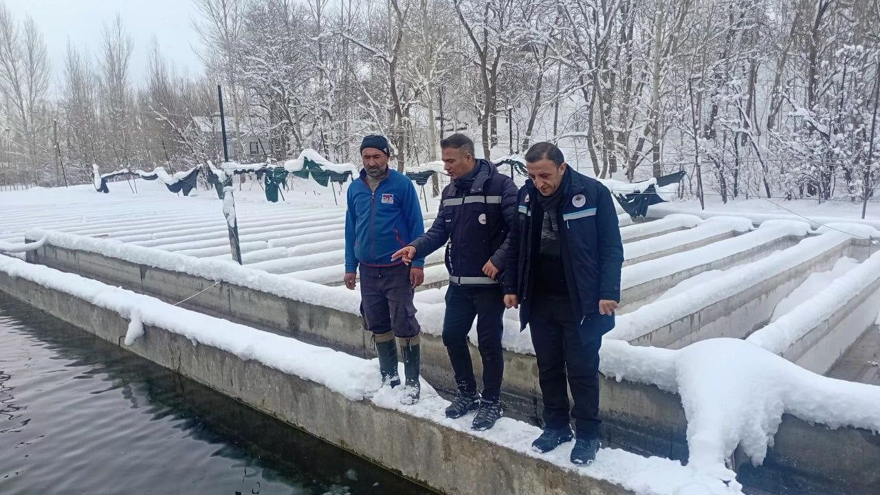 Van'da Alabalık Üretimine Kış Denetimi: Sürdürülebilirlik ve Eğitim Öne Çıktı