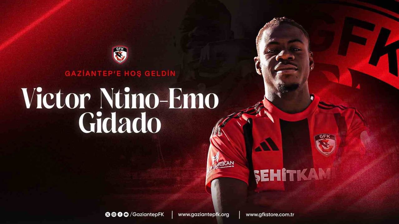 Victor Ntino-Emo Gidado, Gaziantep FK'ya 3,5 Yıllık İmza