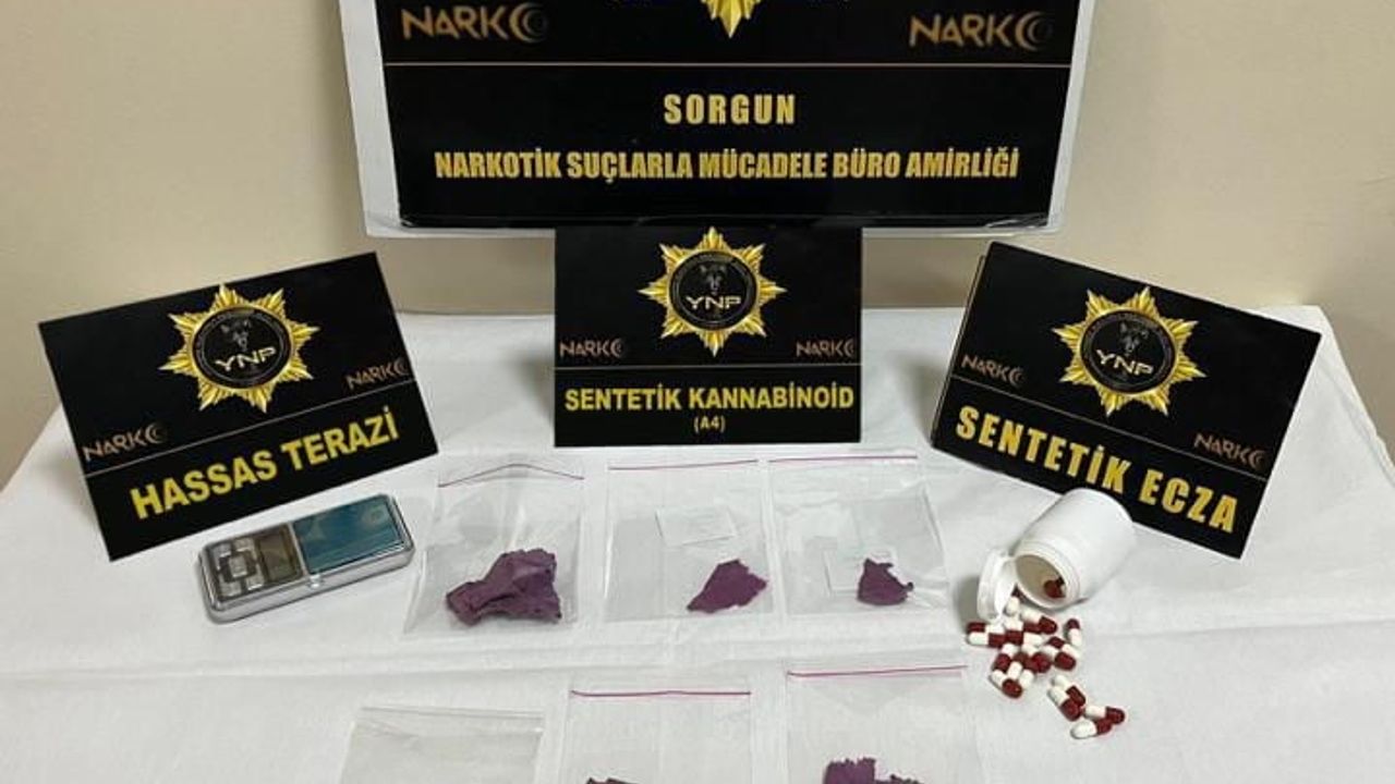 Yozgat Sorgun'da Uyuşturucu Operasyonu: Çok Sayıda Madde Ele Geçirildi