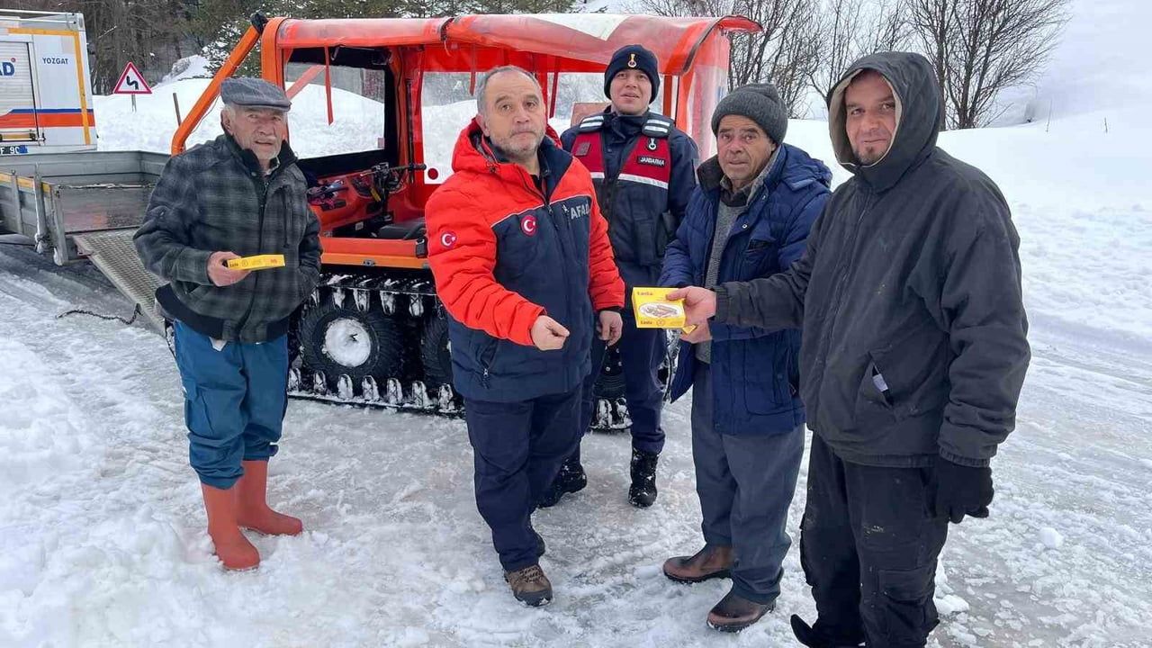 Yozgat'ta Yaylada Mahsur Kalan Vatandaş AFAD ve Jandarma Ekiplerince Kurtarıldı