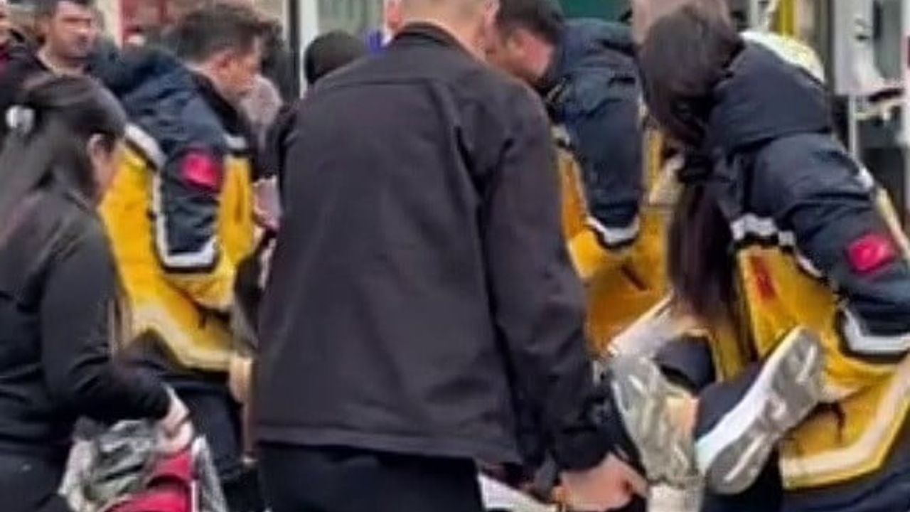 Zonguldak'ta LC Waikiki'de Merdivenlerden Düşen Kadın Hastanelik Oldu