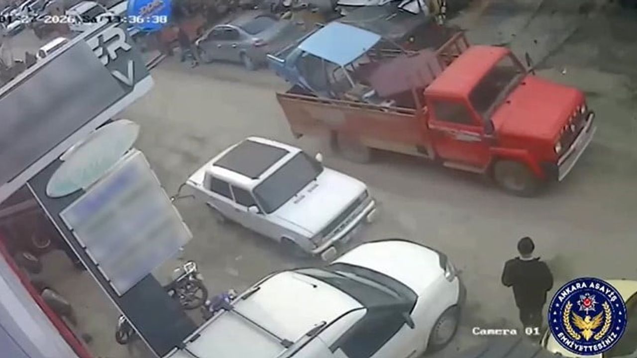 Ankara'da çalıntı araçları presleyip yok eden 8 şüpheli yakalandı