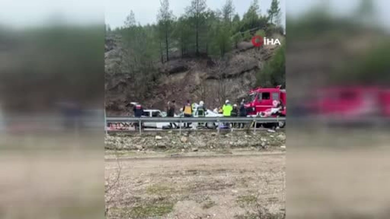 Antalya-Isparta yolunda feci kaza: 6 ölü, 6 yaralı