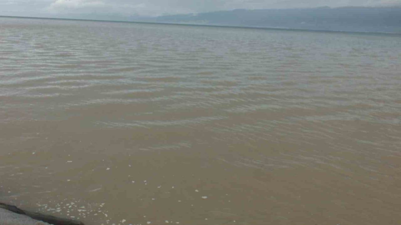 Burhaniye'de Sağanak: Yollar Göle Döndü, Deniz Bulandı