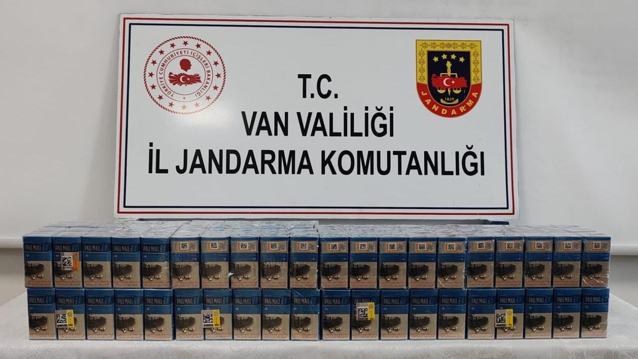 Çaldıran’da 720 Paket Kaçak Sigara Ele Geçirildi