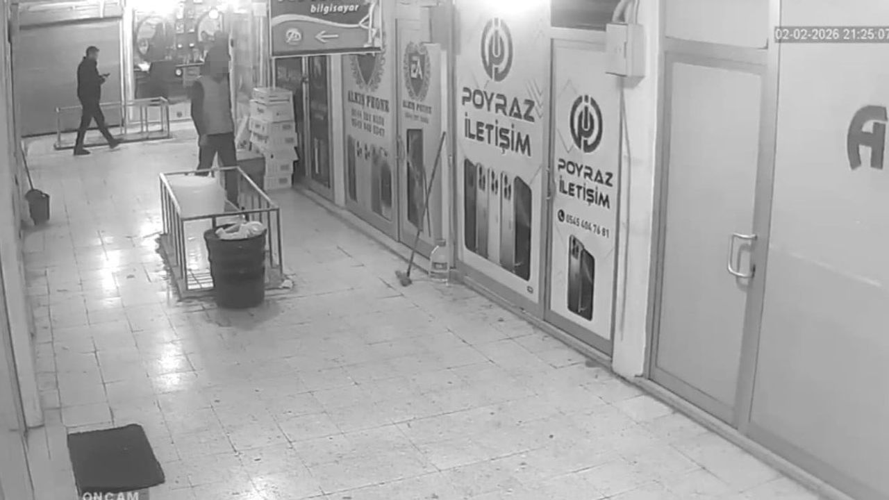 Nusaybin'de Elektrikli Süpürge Hırsızlığı Kamerada