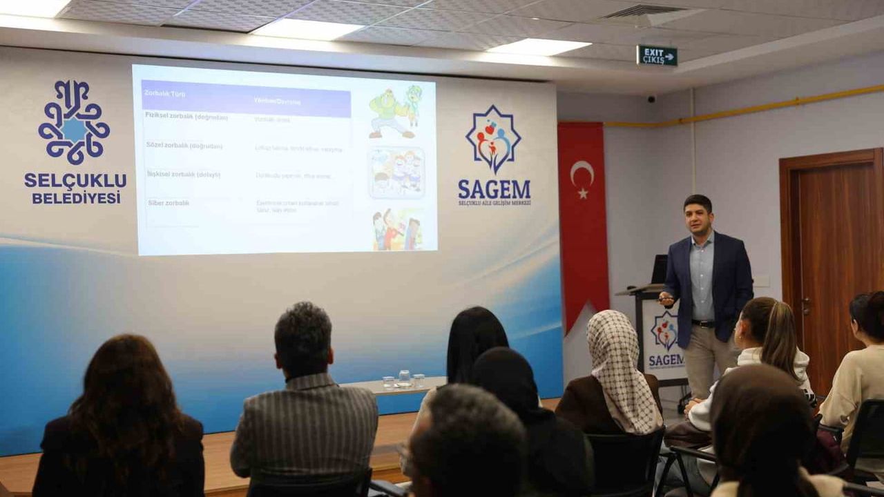 SAGEM’den Konya Selçuklu'da 'Akran Zorbalığı ile Mücadele' Semineri