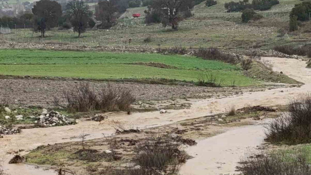 Selendi'de Sağanak: Selendi Çayı ve Dereler Taştı