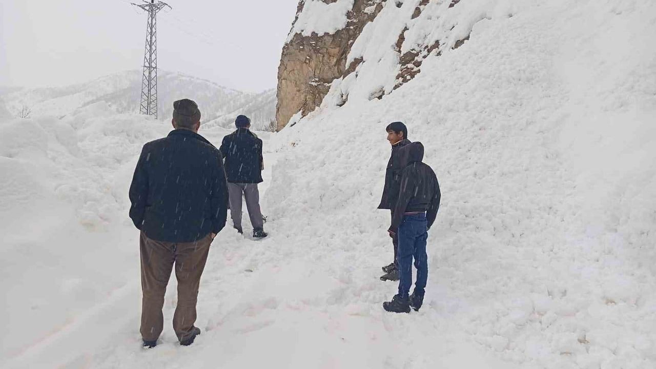 Siirt’in Şirvanı’nda Kar Yağışı: Elmadalı’da Yolda Kalan Araçlar Kurtarıldı