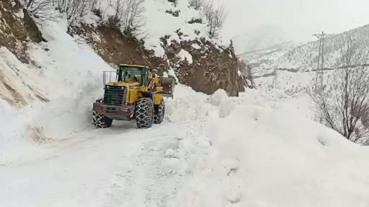 Şirvan’da Kar Nedeniyle Yolda Kalan Araçlar Kurtarıldı