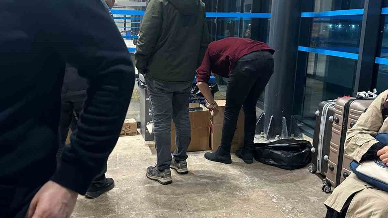 Tekirdağ'da Otobüs Terminalinde Kaçak Alkol Operasyonu