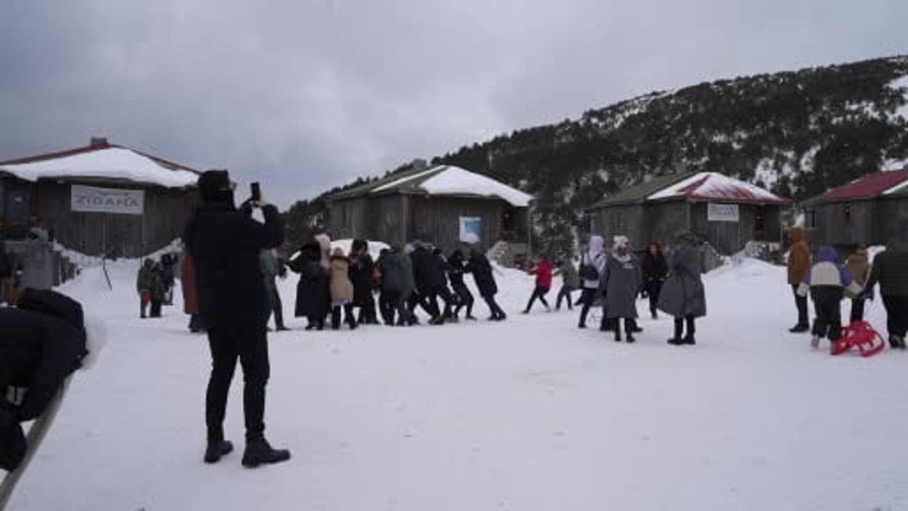 Zigana Dağı'na Sömestrde 80 Bin Ziyaretçi