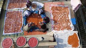 Manisa'da 16 Malzemeli Demirci Tarhanası Kış Sofralarına Hazırlanıyor