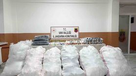 Başkale'de 4 milyon 163 bin TL değerinde gümrük kaçağı malzeme ele geçirildi