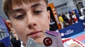 Sarıgöllü Karateci Mehmet Sarıtaş, Denizli'de Gümüş Madalya Kazandı