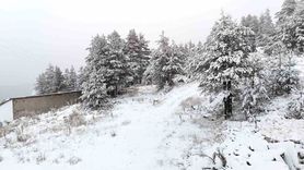 Bolu’nun Yükseklerinde Kar Etkili: Kartalkaya Beyaza Büründü