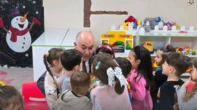Emirdağ'da Gürkan Emeksiz Merkez Anaokulu'nu Ziyaret Etti