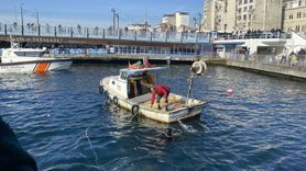 Haliç’te 33 Kilogram Olta Kurşunu Denizden Çıkarıldı — Deniz Dibi Temizliği