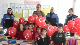 Şırnak Emniyet Müdürü Volkan Sazak'tan Şehit Şafak Evran İlkokulu'na Sürpriz Ziyaret