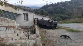 Söke'de Otomobil Takla Attı — 1 Kişi Yaralandı