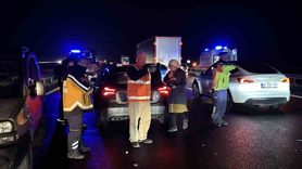 TEM Otoyolu Bolu'da Zincirleme Kaza: 3 Araç Çarpıştı, 7 Yaralı