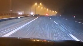 TEM Otoyolu'nda Tipi: Gerede Mevkiinde Kar Etkili