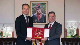 Başkan Aras, Belçika Büyükelçisi Hendrik Van de Velde'yi Ağırladı