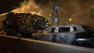 Adana'da Kaza: Cip Alev Aldı, İki Yaralı