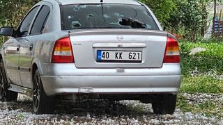 Adıyaman'da Dolu Yağışı Tarım Alanlarına Zarar Verdi