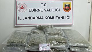 Edirne'de 16 Kilo 500 Gram Skunk Ele Geçirildi