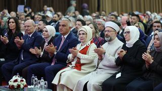 Emine Erdoğan, 'Uluslararası İslam Sanatları Fuarı'nda İslam sanatının önemini vurguladı
