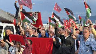 Gerze'de Filistin İçin Destek Etkinliği: İsrail Protesto Edildi