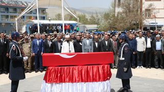Güvenlik Korucusu Davut Şafak, Van'da Son Yolculuğuna Uğurlandı