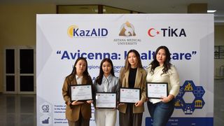 TİKA'dan Kazakistan'da Kırgız ve Tacik Tıp Öğrencilerine Eğitim Desteği