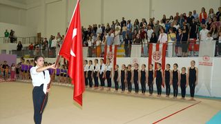 Uluslararası Golden Sun Ritmik Cimnastik Turnuvası Antalya'da Başladı