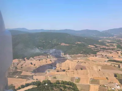 Bursa'da iki ilçede orman yangını: ekipler havadan ve karadan müdahale ediyor