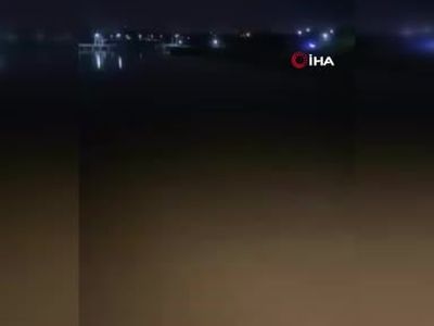 Sakarya nehrinde gece saatlerinde atlama iddiası sonrası geniş çaplı arama sürüyor