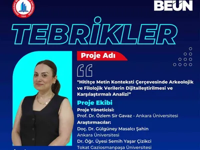 Beun'ün hititoloji dijitalleşme atılımı TÜBİTAK 1001 ile desteklendi