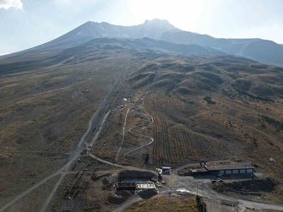 Erciyes'e yıl boyu hareket getirecek 1.100 metrelik dağ kızağı