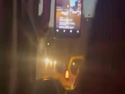 Canlı yayın sırasında trafik güvenliğini ihmal eden şoföre 21 bin lira ceza