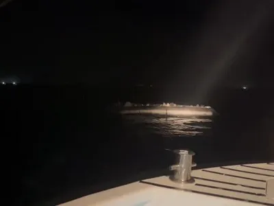 Didim açıklarında itilen lastik bottaki 37 kişi denizde kurtarıldı